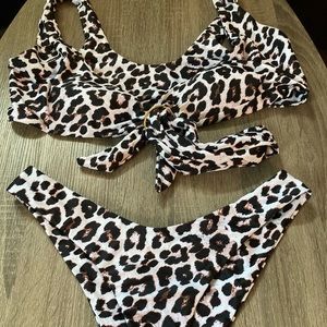 Leopard Wrap Bikini